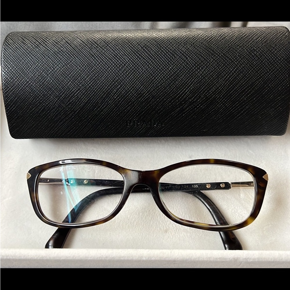 Prada Reading Glasses Tortoise Shell - image 1